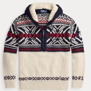 Polo Ralph Lauren Olympic quarter Zip-Up hoodie (Team USA)